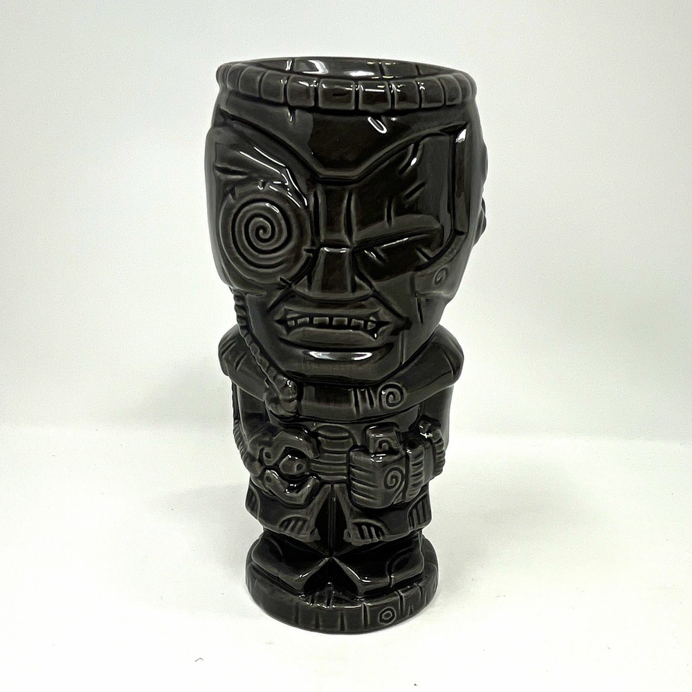 GeekTiki Star Trek Borg Tiki Mug Cup Black w/ Green Interior